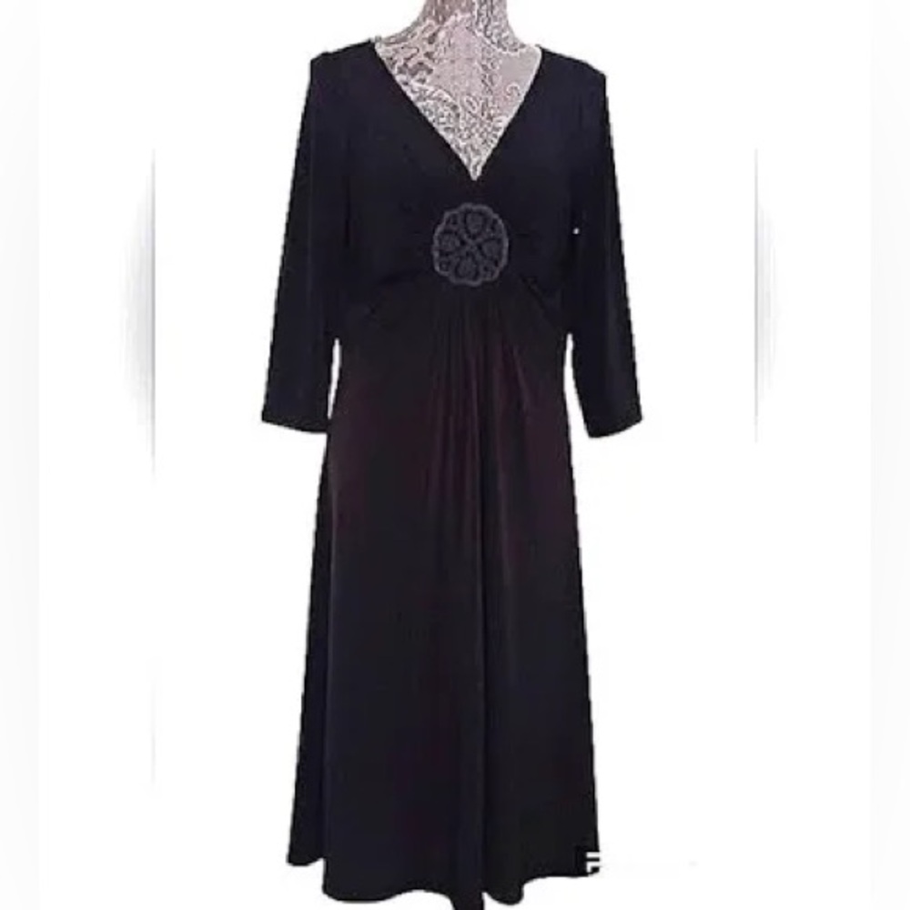 Coldwater Creek cocktail dress size 12 with 3/4 sleeves